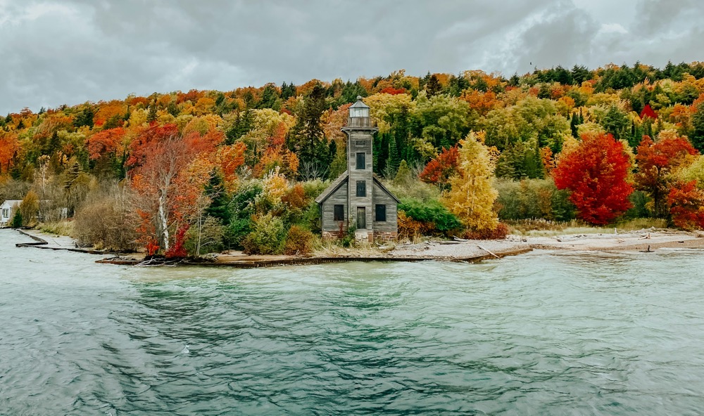 East Channel Lighthouse at Pictured Rocks