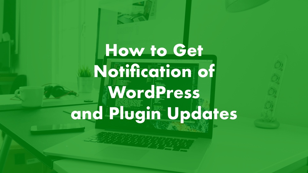 How to Get Notification of WordPress and Plugin Updates